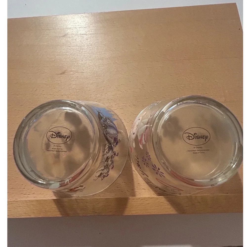 Disney Cinderella and Doc McStuffins Glass Bowls Set of 2 Clear Multicolor